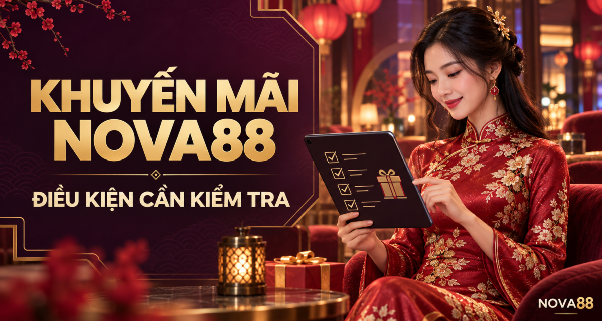 Nova88 khuyến mãi với danh sách điều kiện cần kiểm tra