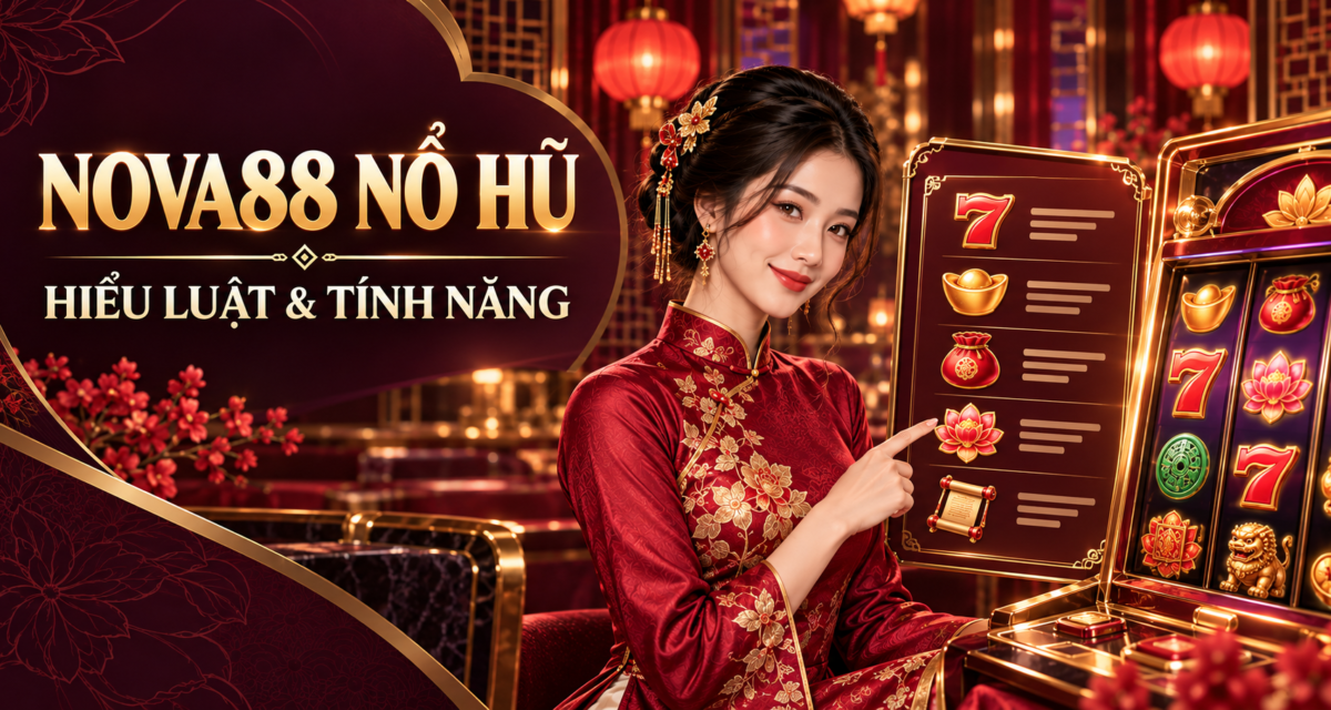 Ảnh bìa Nova88 nổ hũ minh họa cách đọc luật, paytable và tính năng game