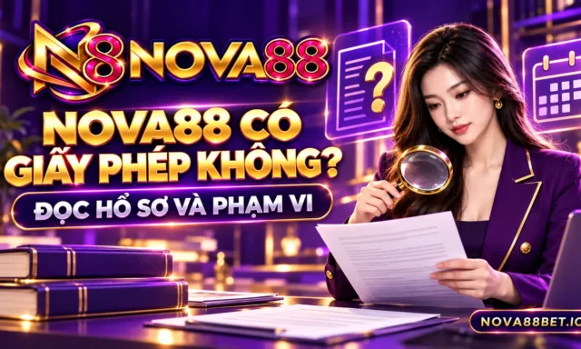 Nova88 có giấy phép không? Cách đọc hồ sơ và phạm vi