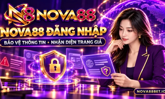 Nova88 đăng nhập: Bảo vệ thông tin, nhận diện trang giả