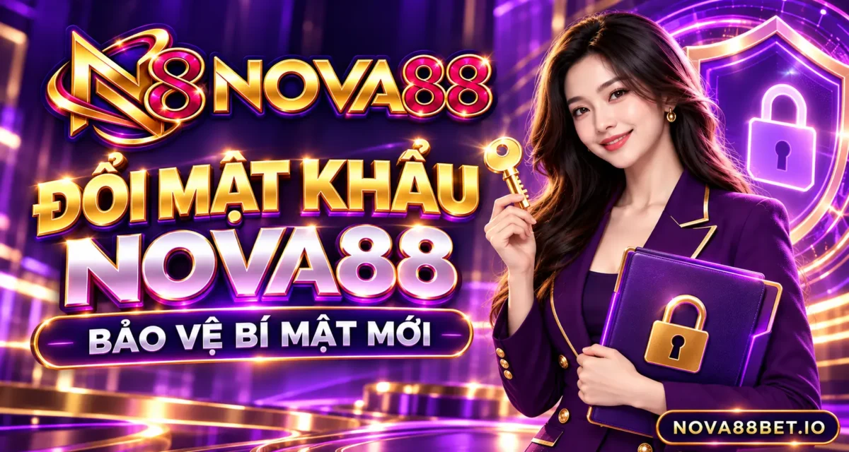 Nhân vật nữ minh họa đổi mật khẩu nova88 cho bài bảo vệ tài khoản Nova88