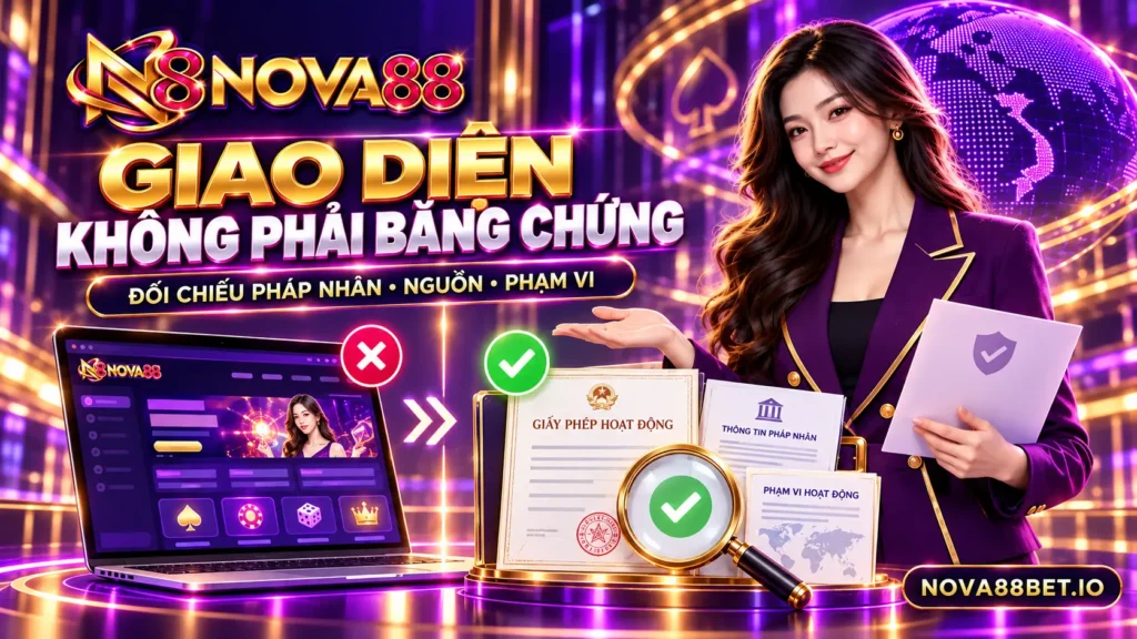 Giao diện không phải bằng chứng vận hành
