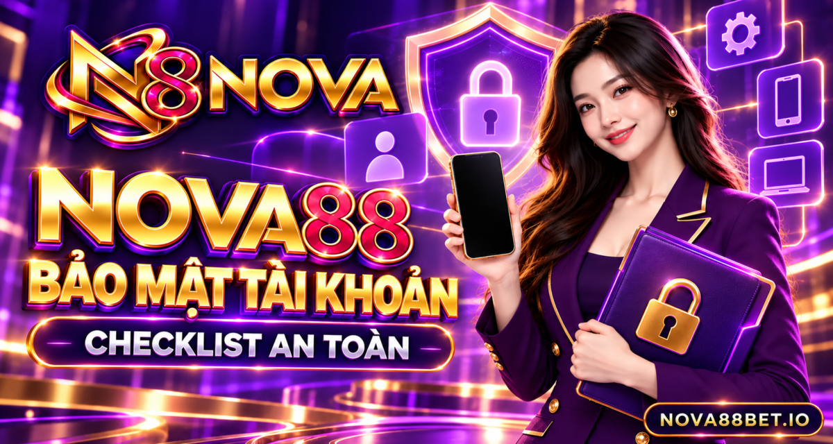 Nova88 bảo mật tài khoản: checklist giữ mật khẩu và mã xác thực riêng tư