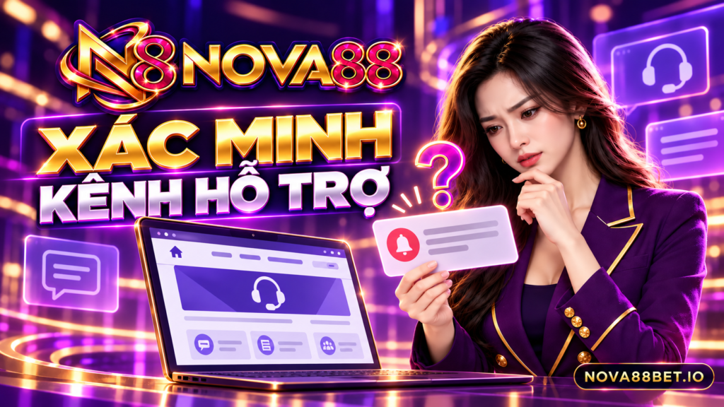 Minh họa kiểm tra nguồn kênh hỗ trợ Nova88 trước khi gửi yêu cầu