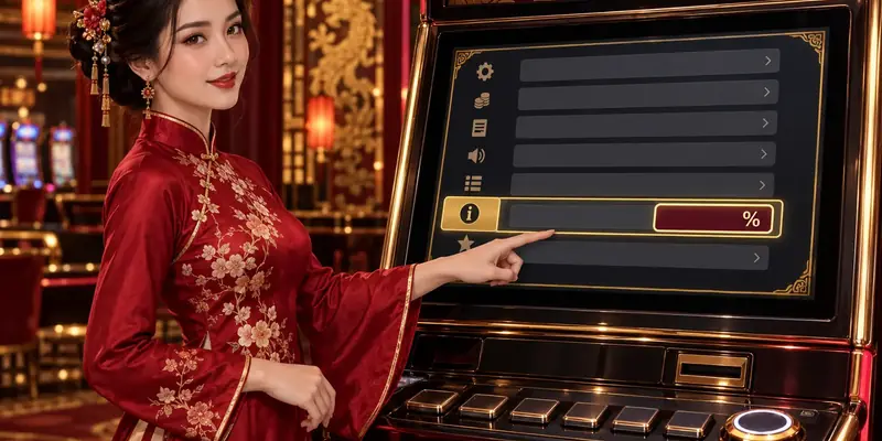 Minh họa vị trí xem RTP trong bảng thông tin game slot