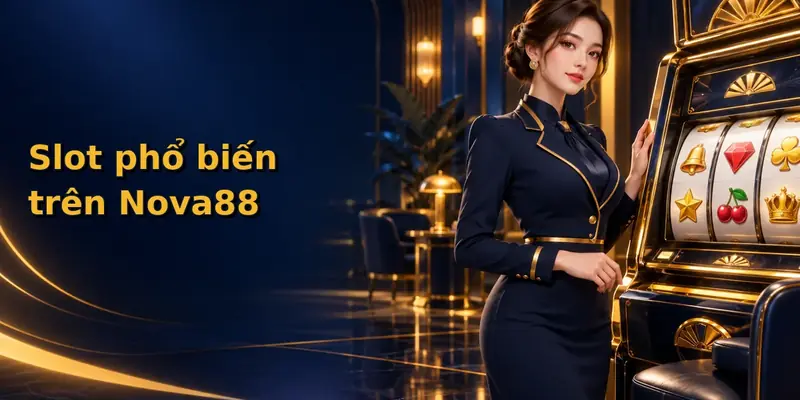 Cover slot phổ biến trên Nova88 với dealer nữ và máy slot